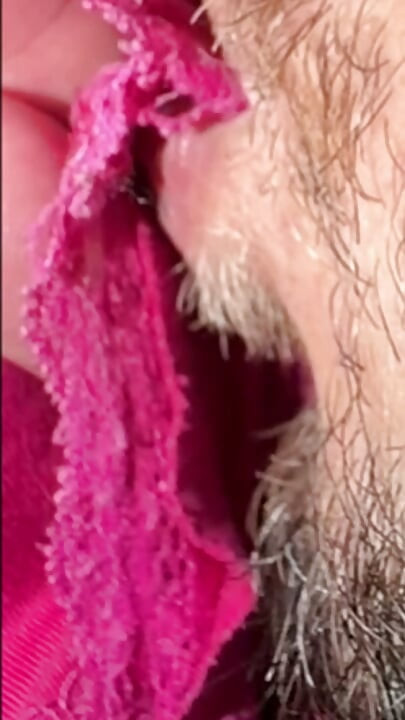 REWARDED with her wet panties. Wife gave me the panties she wear after masturbating super wet
