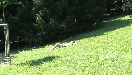 Sex in a park + anal sex at home with naughty GF