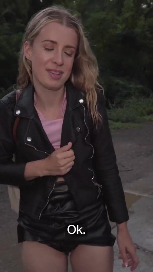 Public Agent Picked up this athletic blonde in the rain | Clip 2