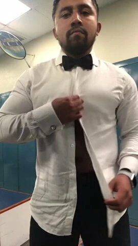 Mexican Hairy Muscle hunk at the Gym.