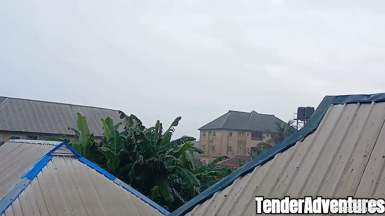 Black Couple Rainy Day Missionary Fuck