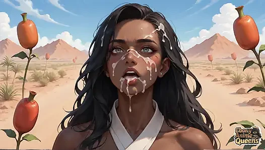Experience Powerful Desert Oral Bang-out with Nude Black Queens in Outstanding Dark-hued XXX.