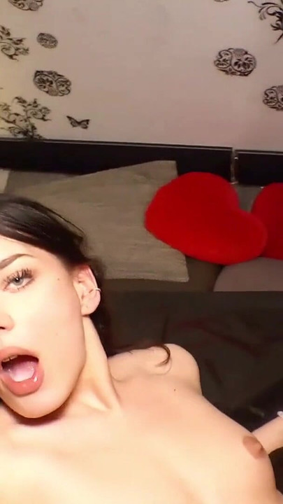 Emotional moment from "German Tiny Sub Lisa and Mira Cuckolding at Creampie Gangbang"