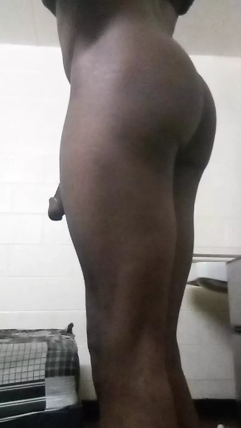 DL Black Femboy With Thick BBC And Plump Fat Booty
