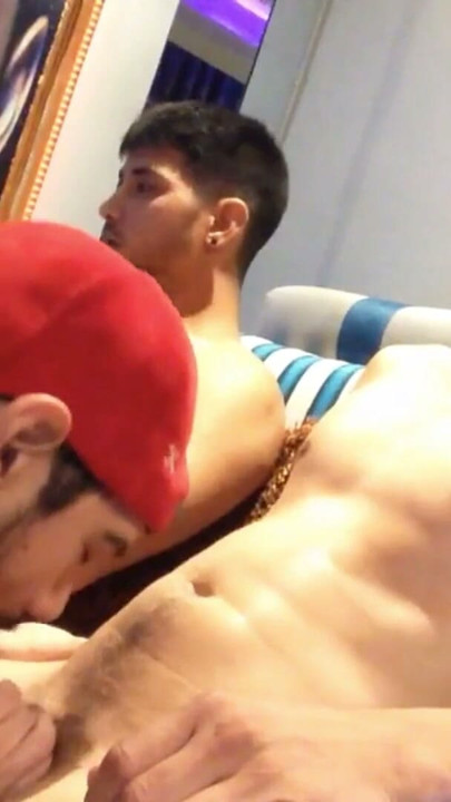 Threesome of Latinos with perfect cocks | Clip 1
