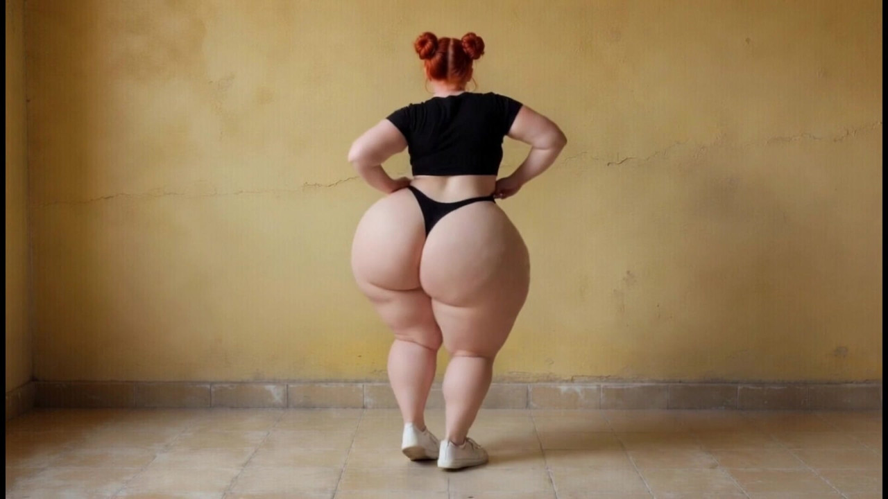 Big ass femboy, big ass boy moves his ass