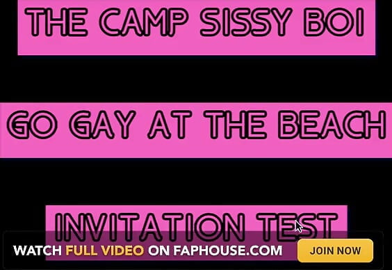 Sadece ses - kamp kadın kılıklı boi davet testi tamamlarsanız bana haber verin