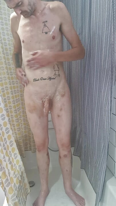 Shower Time with a British Lad