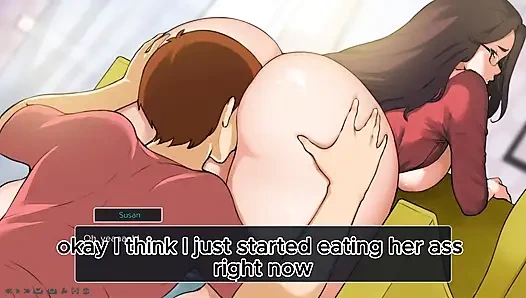 I went to therapy where the therapist was a woman with big breasts and big ass part 1 porn game gameplay