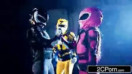 Power Ranger fucked by devil's huge cock