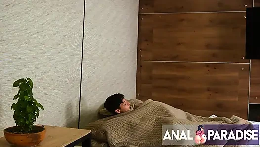 MY GIRLFRIEND CAUGHT ME FUCKING HER STEPMOM THEN THE STEPMOM SEDUCED US BOTH INTO A THREESOME