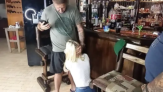 Got Face Fucked by Boyfriend and His Best Friend