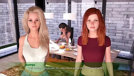 Radiant #2 - Johannes and the ladies had brecfast together... Johannes fucked the waiter in the bathroom