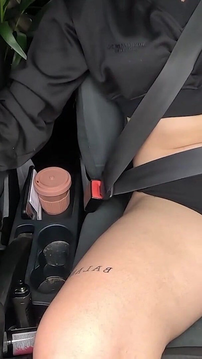 Powerful moment from "&quot;STEPDADDY! CAN YOU DRIVE ME TO SCHOOL?&quot; Teen Stepdaughter has multiple orgasms on the"