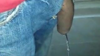 Thick cock pissing