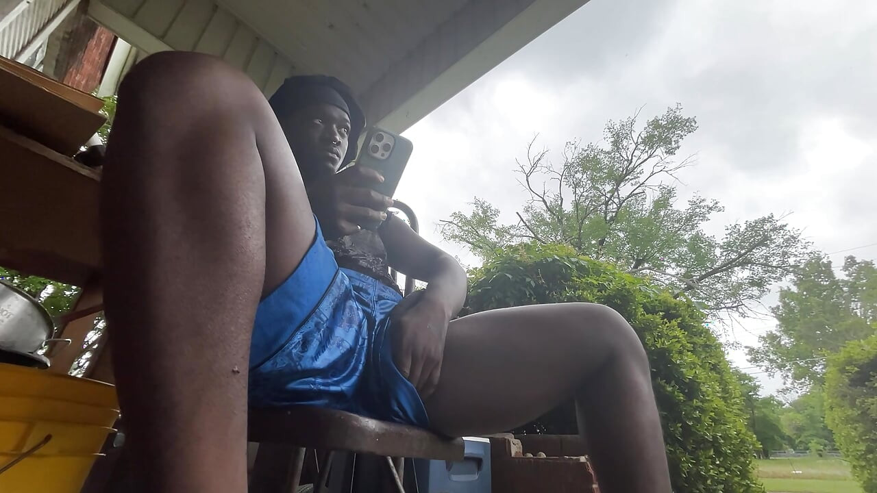 I Got Up Early In The Morning Just So I Can Have A Gooning Session On The Front Porch With Me Nutting