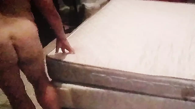 I masturbate on the side of the bed to feel pleasure in my tight pussy