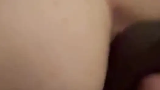 Cuckold wife fucks giant black cock sleeve