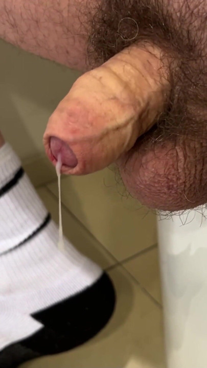 Wanking My Soft Uncut Cock Till Cum | Clip 1