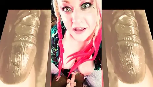 The Cute Shemale Wants to Watch You Suck on Your First BBC and Gag on It