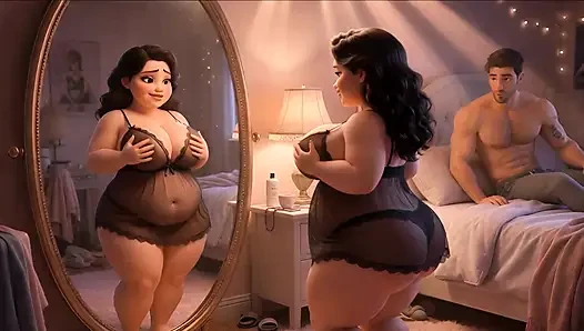 "From Chubby & Ignored to Curvy Cock Tease - Her Slutty Transformation" ep1