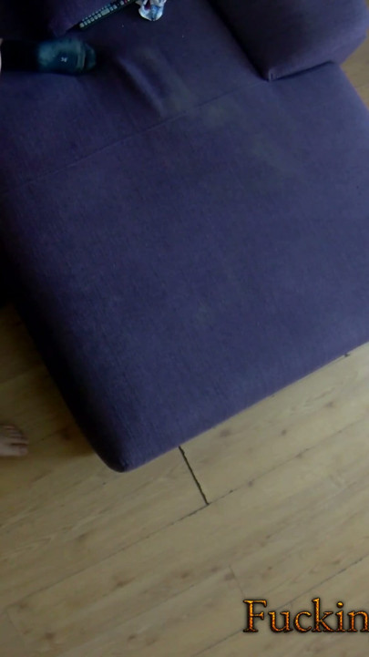 Blonde slut fucked rough in an intense threesome