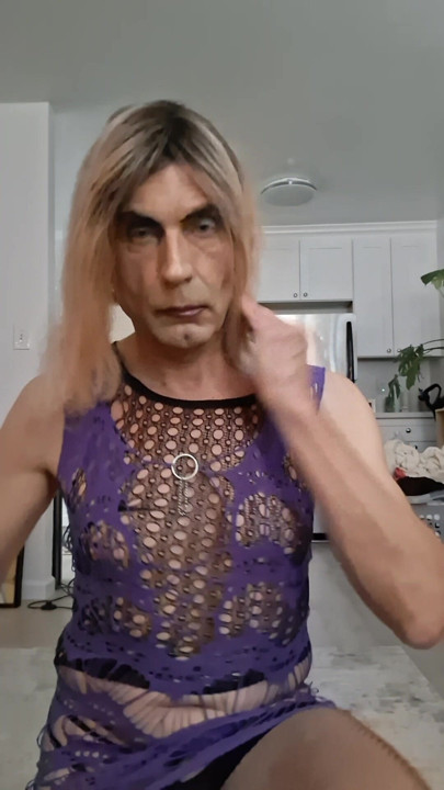 Mandy in purple
