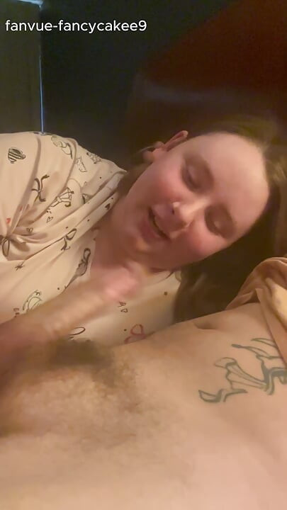 she gets facial