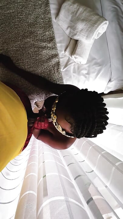 Petite Girl Giving Out Sloppy Blowjob