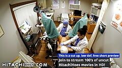 Человеческая пациентка с морской свинкой 135 получает обязательные оргазмы с волшебной палочкой Hitachi от женщин-медсестер во время медицинских экспериментов