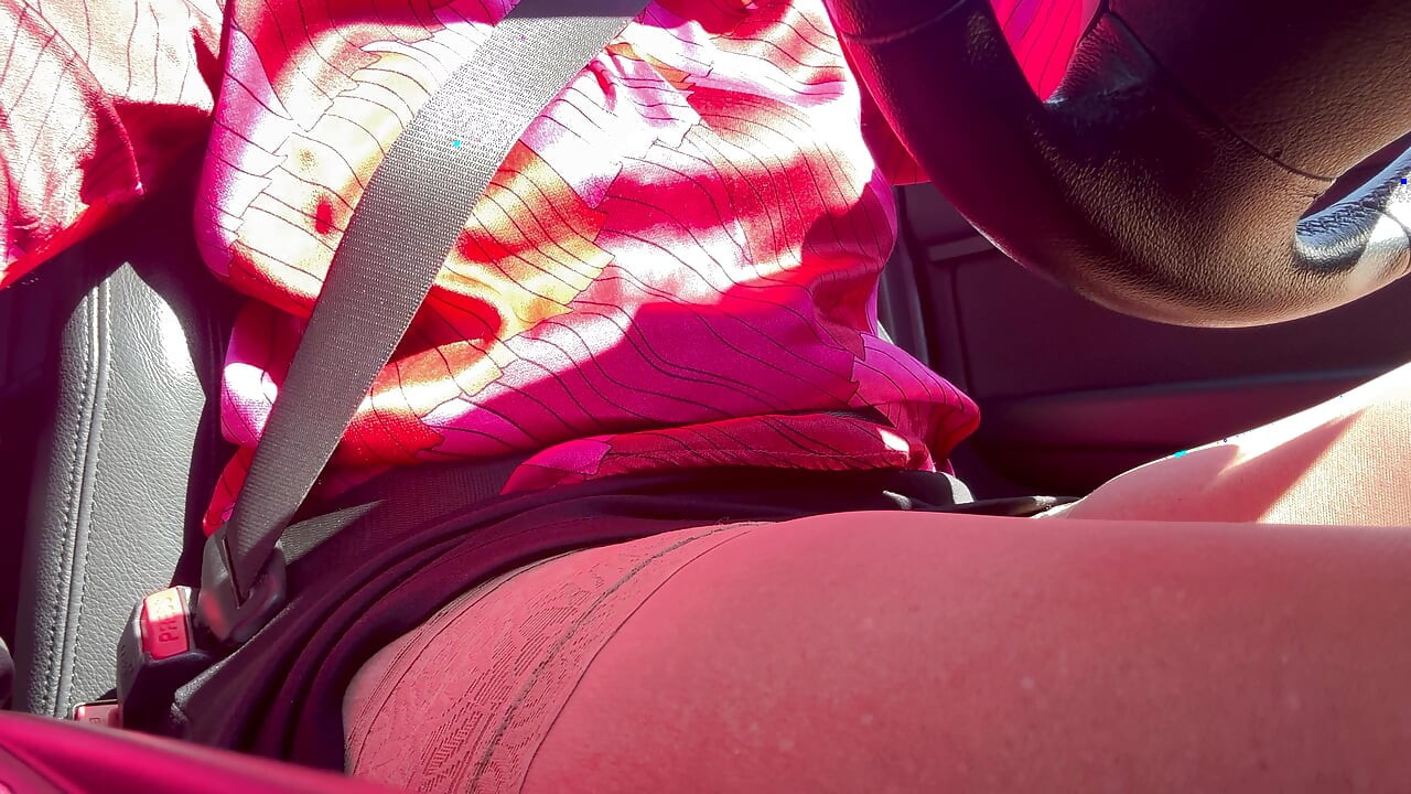 I pulled over and rubbed my pussy in the car until I had an intense orgasm.