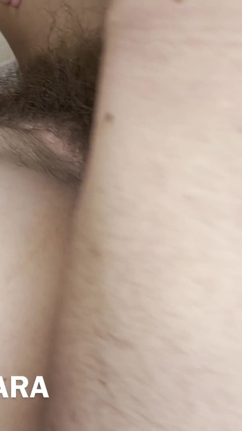 Captivating moment from "Hairy mature MILF gets her big pussy fucked and fingered"