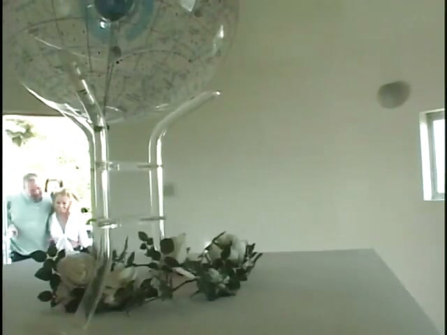 She makes out with one guy while the other eats out her pussy in living room