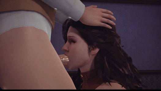 Ведьмак занимается сексом с Yennefer L, 3D порно игра
