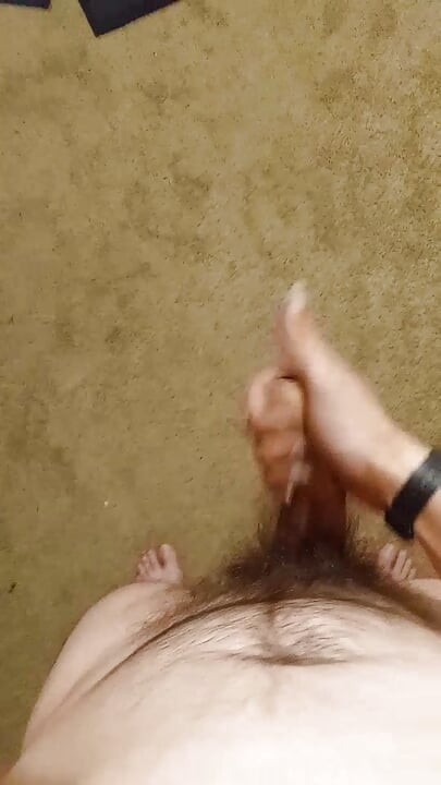 I masturbate my penis in my apartment