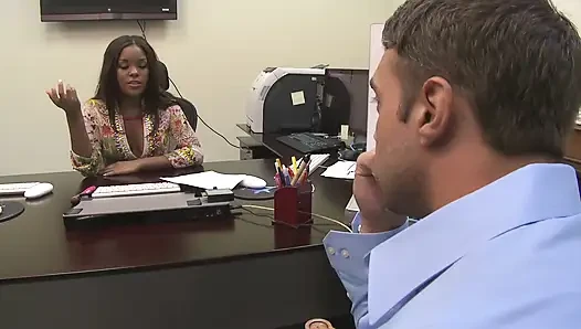 in the office the hot secretary fucked