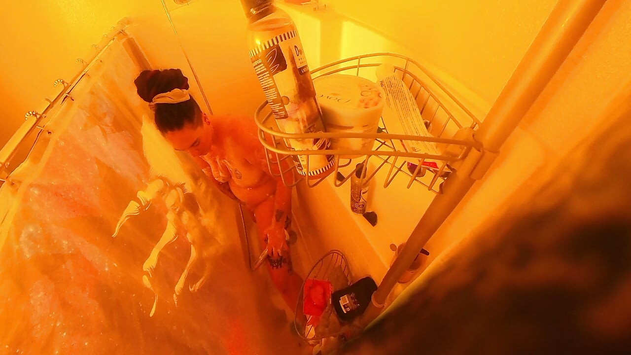 Stepson Catches Me in the Shower