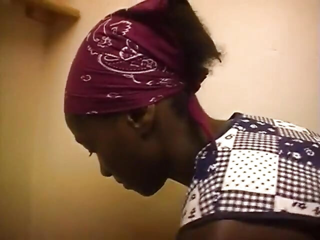 Horny Old Slut Has Sex with Her Black Cleaning Lady