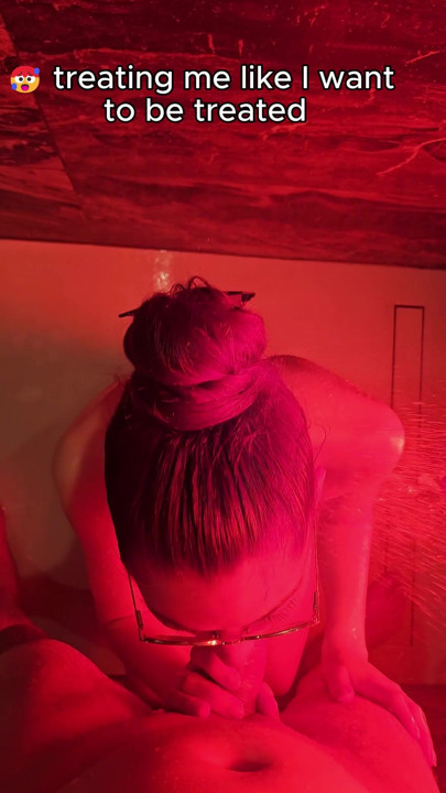 Sweet Good Girl By Day, Passionate Sucking By Night - Redhead POV