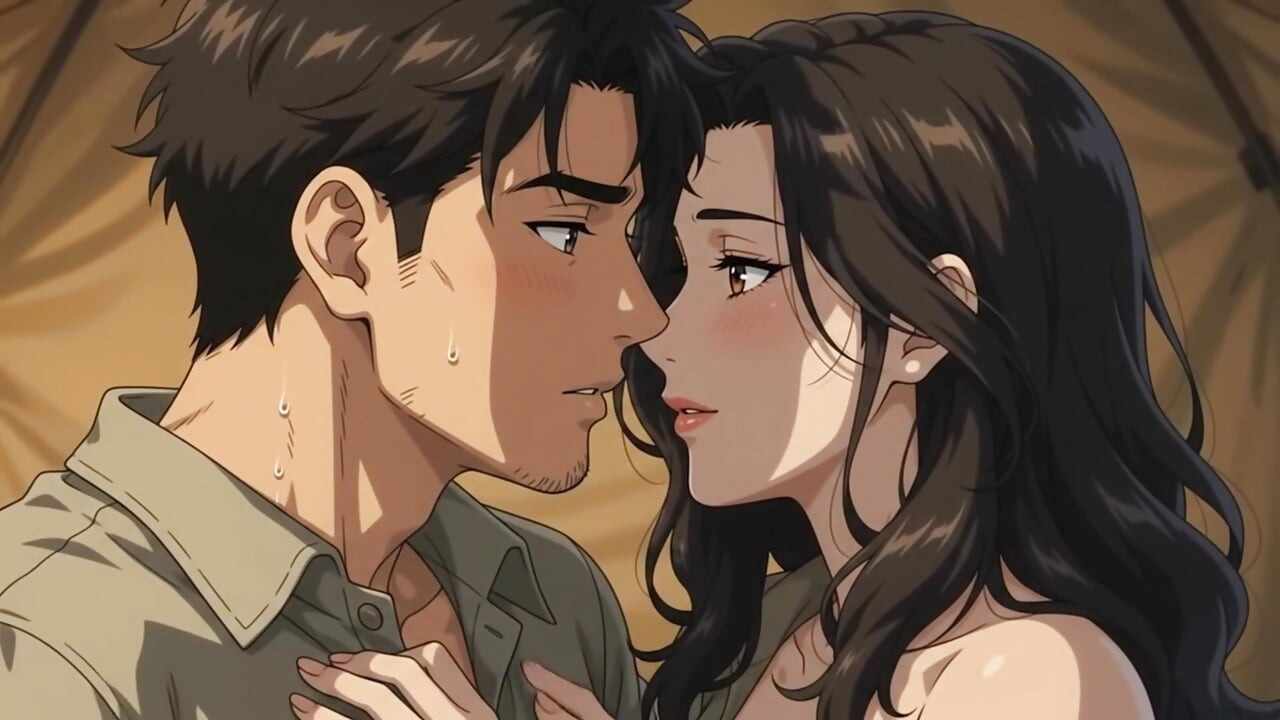 Too Close to Resist Forbidden Night in the Tent Hentai