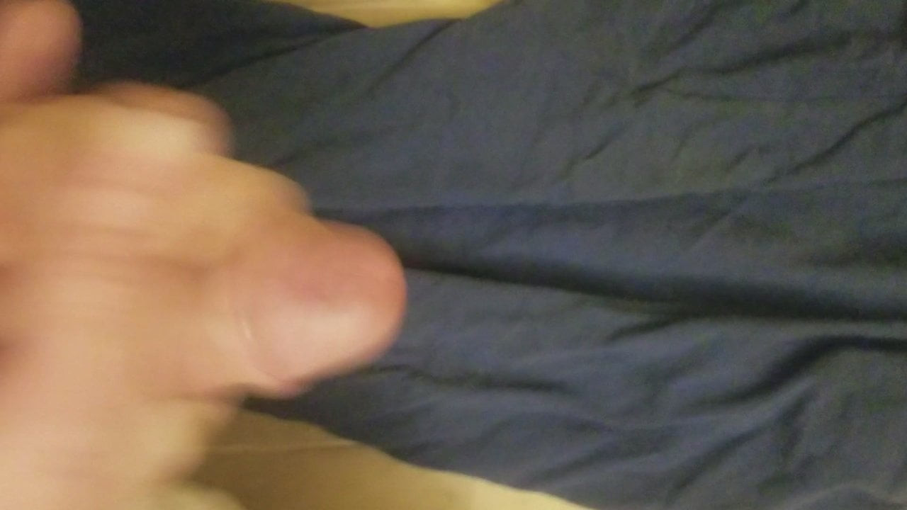 My cock shooting a cumload