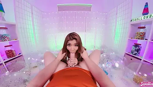 Petite Asian Pussy Riding on Big Cock