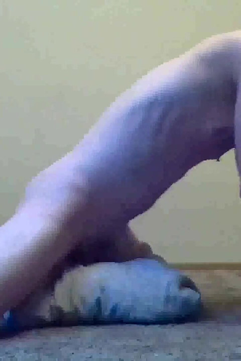 Horny Naked Transgal Slut Fucks Blanket Side Camera & Pre-hrt