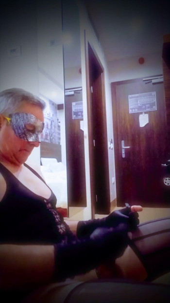 Thrilling moment from "Slut crossdresser up for dads in hotel room"