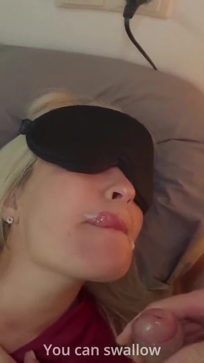 Key moment from "The stepmother did not expect that her stepson would fuck her mouth, cum and tell her to swallow"