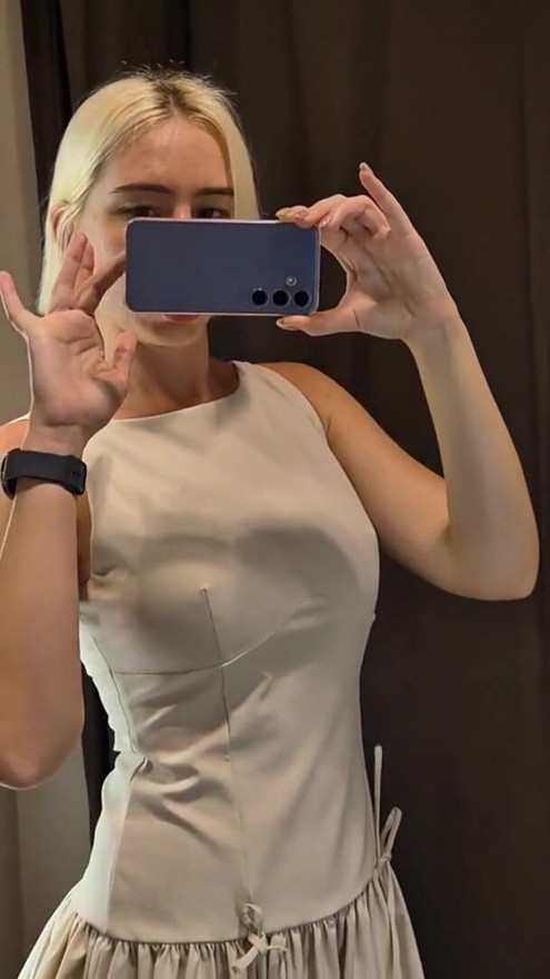 Seduction in a dressin room of a mall. Try On Haul Transparent Clothes, Fitting room Try on haul at the mall. Public fetish | Clip 1