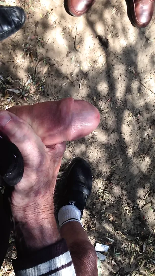 Old men wank my cock