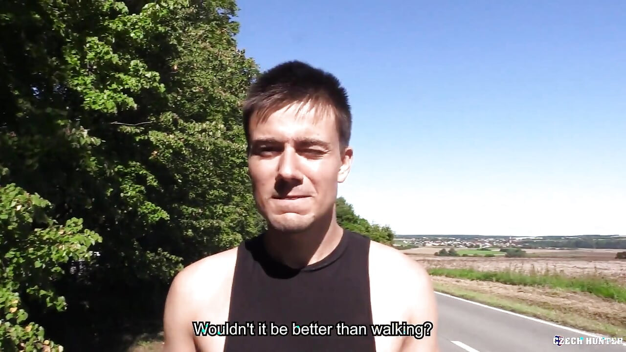 Czech Hunter - Gave Him Some Cas'h for Doing Push-ups and Enjoyed the View, so I Fucked His Ass