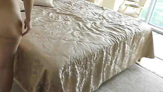 Real Home ! Warmed up a busty teen in bathroom