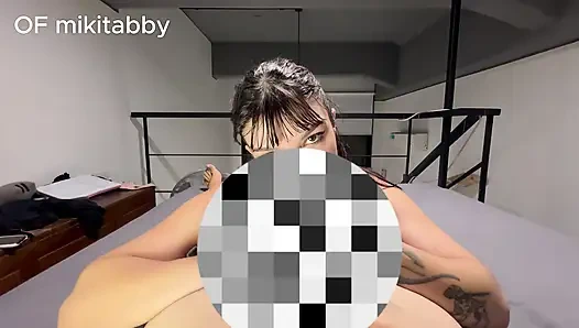 POV SLUT Sucking dick soooo sexy